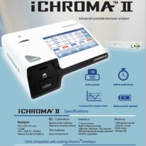 جهاز آي كروما POC i Chroma-2 للهرمونات ودلالات الاورام 9 سعر جهاز i chroma 2 عيوب جهاز i chroma تحاليل جهاز i chroma جهاز ايكروما جهاز فاين كير