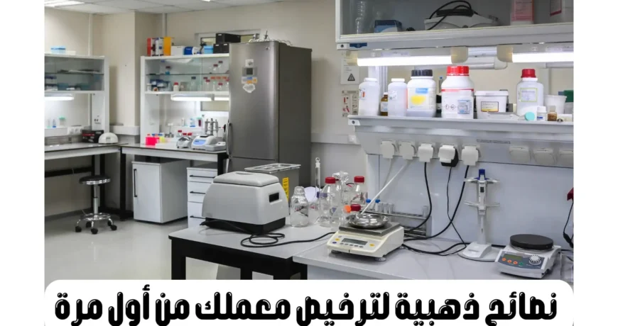 نصائح ذهبية لترخيص معملك من أول مرة ترخيص معمل تحاليل طبية