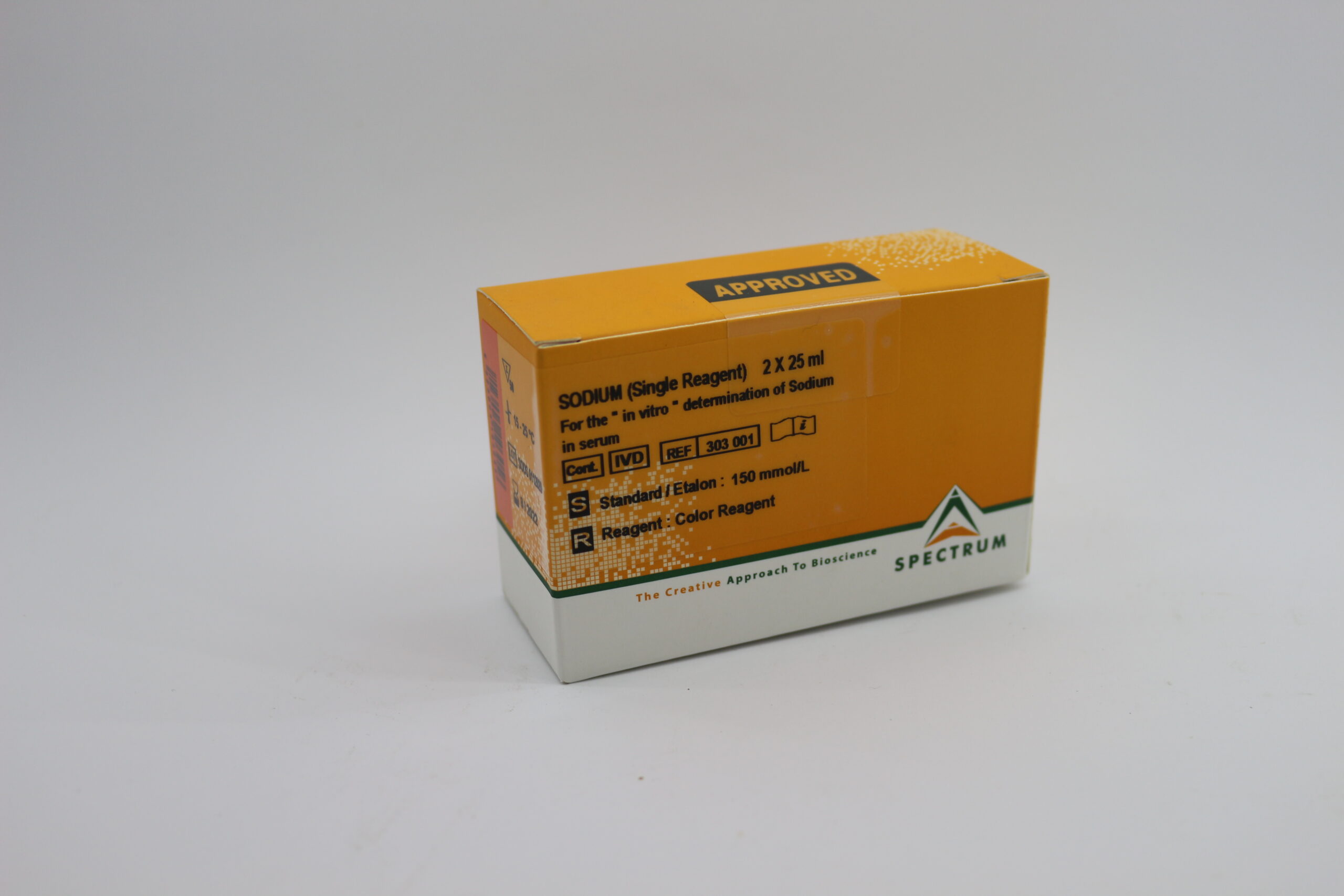 Low prices for sodium spectrum (2x25ml) 1 APPROVED SODIUM (Single Reagent) 2X25 ml For the in vitro deteralisation of Sodium in serum Caed IVD REF 2103001 Standard (Etalon: 150 mmolit Reagent Color Reagent The Creative Approach to SPECTRUM