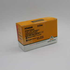 APPROVED POTASSIUM 2X25 ml (Single Reagent) Putassium in s ONE VO 税込 298001 Statidand/Etalon: 1. wat Reagent/Reacti The Creative Approach to SPECTRUM
