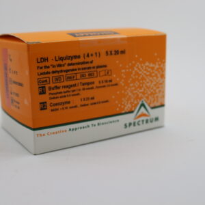 Spectrum – LDH (5×20 ml) LDH-Liquizyme (4+1) 5 * 20 = l For the "in Vitro" determination of Lactate dehydrogenase in seran ora Cork IVD REF 283 0034