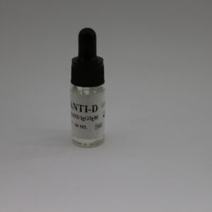 This is an Anti-D (IgM/IgG) monoclonal blood grouping reagent. (10 ml)
