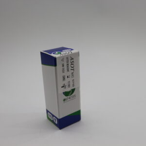 This is a box for a Genesis ASOT Latex Reagent diagnostic test kit. Used for the detection of Anti-Streptolysin O antibodies. 100 tests