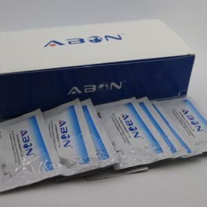 اختبار Abon H. pylori Ab Rapid Test هو فحص سريع للكشف النوعي عن الأجسام المضادة (IgG) لبكتيريا Helicobacter pylori في عينات الدم (الدم الكامل، المصل أو البلازما).